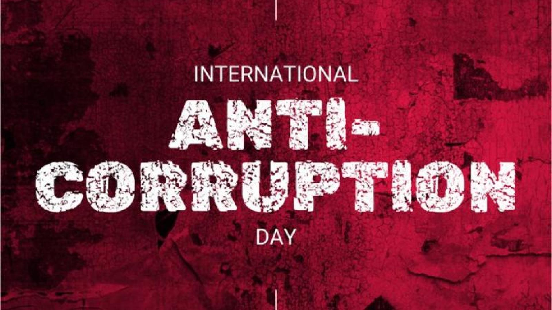 International Anti-Corruption Day graphic